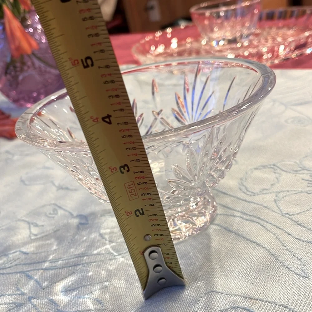 Elegant Marquis by Waterford Crystal Cut Glass Bowl 6” , stamped